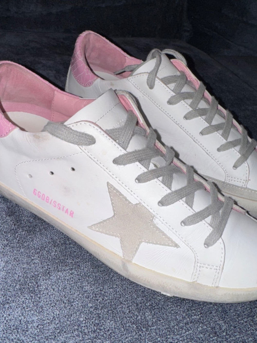 Golden Goose Superstar Pink White Leather Sneakers EU 39 Authenticated - Picture 6 of 16